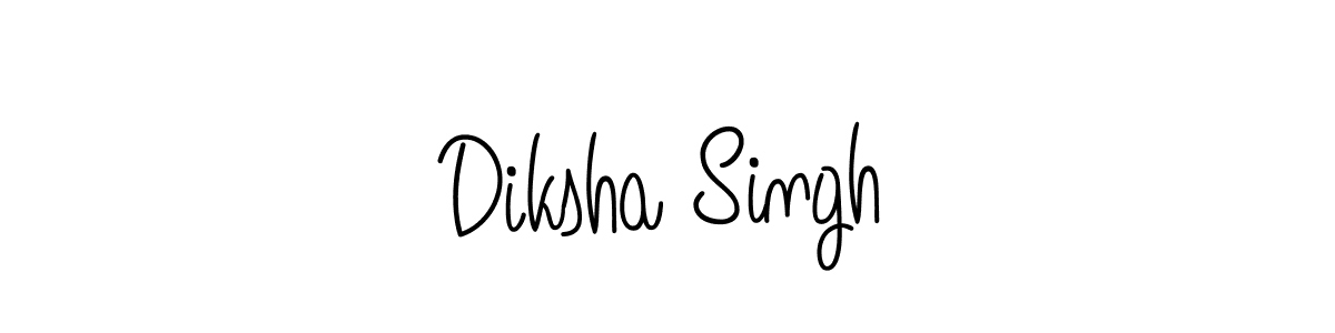 Also we have Diksha Singh name is the best signature style. Create professional handwritten signature collection using Angelique-Rose-font-FFP autograph style. Diksha Singh signature style 5 images and pictures png