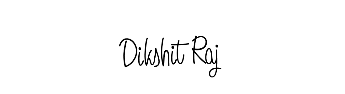You should practise on your own different ways (Angelique-Rose-font-FFP) to write your name (Dikshit Raj) in signature. don't let someone else do it for you. Dikshit Raj signature style 5 images and pictures png