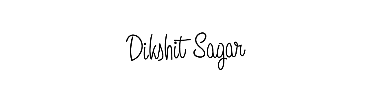 Dikshit Sagar stylish signature style. Best Handwritten Sign (Angelique-Rose-font-FFP) for my name. Handwritten Signature Collection Ideas for my name Dikshit Sagar. Dikshit Sagar signature style 5 images and pictures png