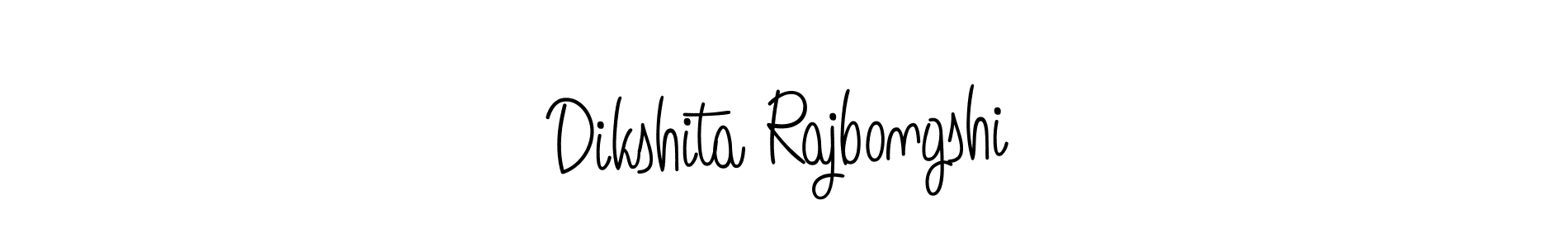 Dikshita Rajbongshi stylish signature style. Best Handwritten Sign (Angelique-Rose-font-FFP) for my name. Handwritten Signature Collection Ideas for my name Dikshita Rajbongshi. Dikshita Rajbongshi signature style 5 images and pictures png