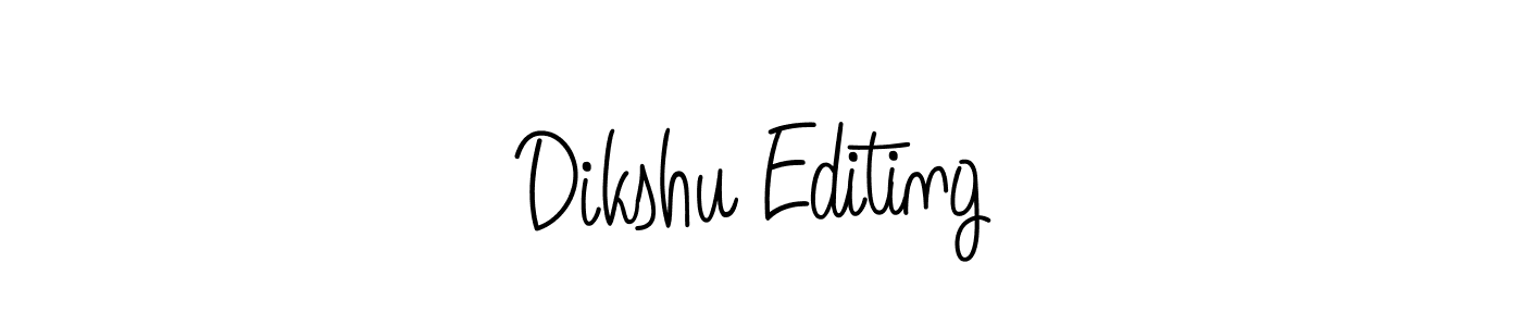 Also You can easily find your signature by using the search form. We will create Dikshu Editing name handwritten signature images for you free of cost using Angelique-Rose-font-FFP sign style. Dikshu Editing signature style 5 images and pictures png