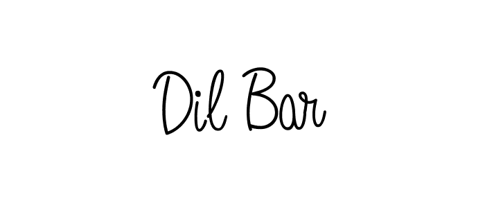Make a beautiful signature design for name Dil Bar. Use this online signature maker to create a handwritten signature for free. Dil Bar signature style 5 images and pictures png