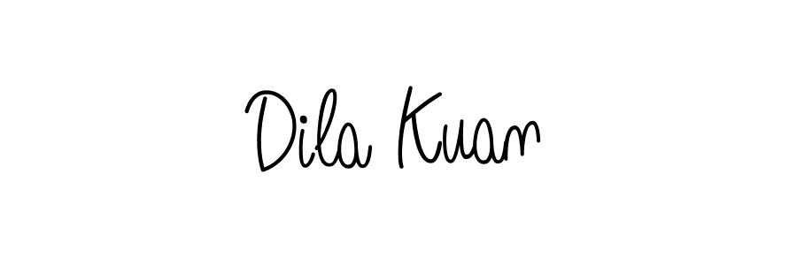 Make a short Dila Kuan signature style. Manage your documents anywhere anytime using Angelique-Rose-font-FFP. Create and add eSignatures, submit forms, share and send files easily. Dila Kuan signature style 5 images and pictures png