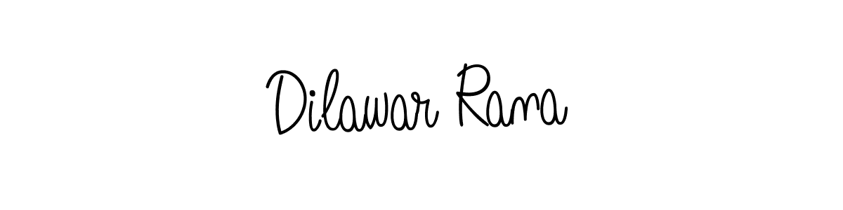 Make a beautiful signature design for name Dilawar Rana. With this signature (Angelique-Rose-font-FFP) style, you can create a handwritten signature for free. Dilawar Rana signature style 5 images and pictures png