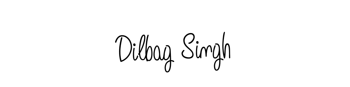 Also we have Dilbag Singh name is the best signature style. Create professional handwritten signature collection using Angelique-Rose-font-FFP autograph style. Dilbag Singh signature style 5 images and pictures png