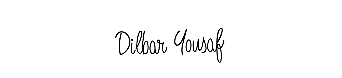if you are searching for the best signature style for your name Dilbar Yousaf. so please give up your signature search. here we have designed multiple signature styles  using Angelique-Rose-font-FFP. Dilbar Yousaf signature style 5 images and pictures png