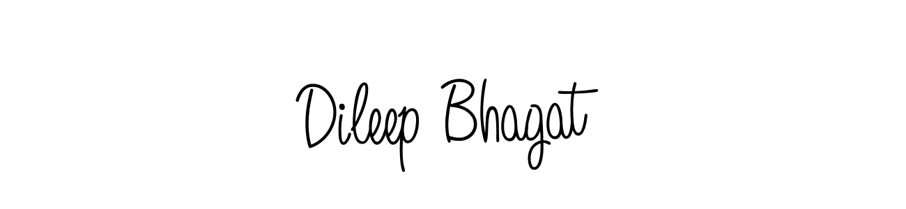 Use a signature maker to create a handwritten signature online. With this signature software, you can design (Angelique-Rose-font-FFP) your own signature for name Dileep Bhagat. Dileep Bhagat signature style 5 images and pictures png