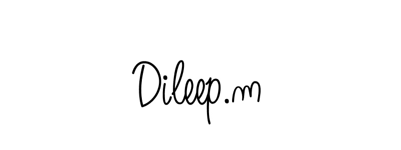 Make a short Dileep.m signature style. Manage your documents anywhere anytime using Angelique-Rose-font-FFP. Create and add eSignatures, submit forms, share and send files easily. Dileep.m signature style 5 images and pictures png