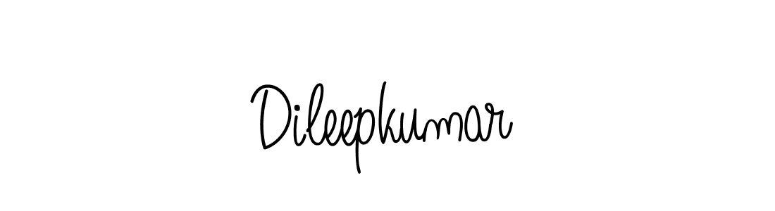 How to make Dileepkumar signature? Angelique-Rose-font-FFP is a professional autograph style. Create handwritten signature for Dileepkumar name. Dileepkumar signature style 5 images and pictures png