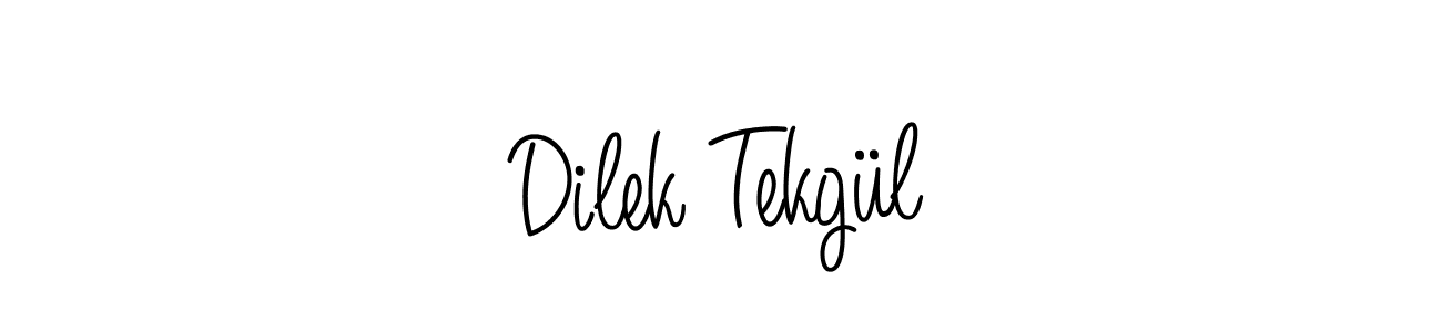 Make a beautiful signature design for name Dilek Tekgül. Use this online signature maker to create a handwritten signature for free. Dilek Tekgül signature style 5 images and pictures png