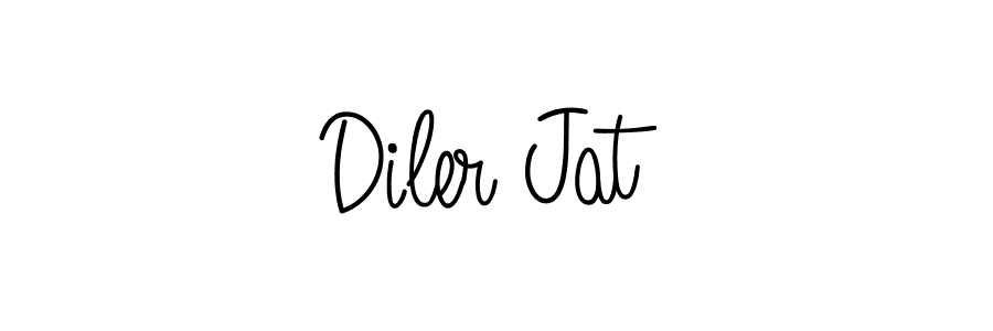 Make a beautiful signature design for name Diler Jat. Use this online signature maker to create a handwritten signature for free. Diler Jat signature style 5 images and pictures png