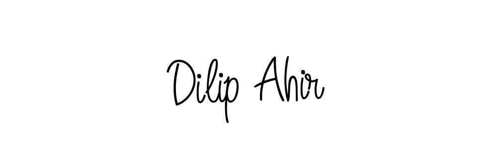 Once you've used our free online signature maker to create your best signature Angelique-Rose-font-FFP style, it's time to enjoy all of the benefits that Dilip Ahir name signing documents. Dilip Ahir signature style 5 images and pictures png