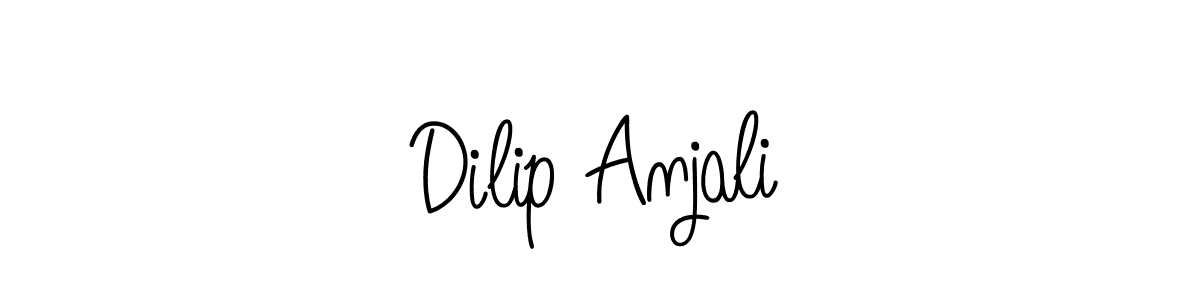Once you've used our free online signature maker to create your best signature Angelique-Rose-font-FFP style, it's time to enjoy all of the benefits that Dilip Anjali name signing documents. Dilip Anjali signature style 5 images and pictures png