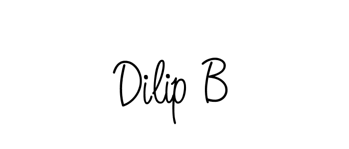 Make a beautiful signature design for name Dilip B. Use this online signature maker to create a handwritten signature for free. Dilip B signature style 5 images and pictures png