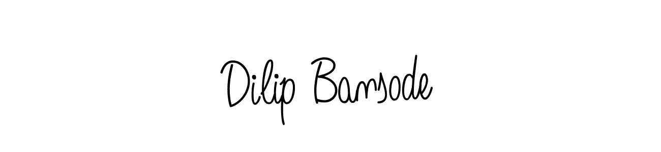 Create a beautiful signature design for name Dilip Bansode. With this signature (Angelique-Rose-font-FFP) fonts, you can make a handwritten signature for free. Dilip Bansode signature style 5 images and pictures png