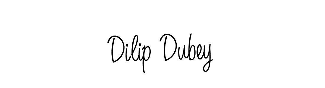 How to Draw Dilip Dubey signature style? Angelique-Rose-font-FFP is a latest design signature styles for name Dilip Dubey. Dilip Dubey signature style 5 images and pictures png