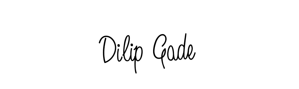 Make a short Dilip Gade signature style. Manage your documents anywhere anytime using Angelique-Rose-font-FFP. Create and add eSignatures, submit forms, share and send files easily. Dilip Gade signature style 5 images and pictures png