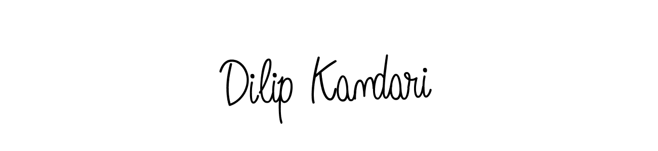 Make a short Dilip Kandari signature style. Manage your documents anywhere anytime using Angelique-Rose-font-FFP. Create and add eSignatures, submit forms, share and send files easily. Dilip Kandari signature style 5 images and pictures png