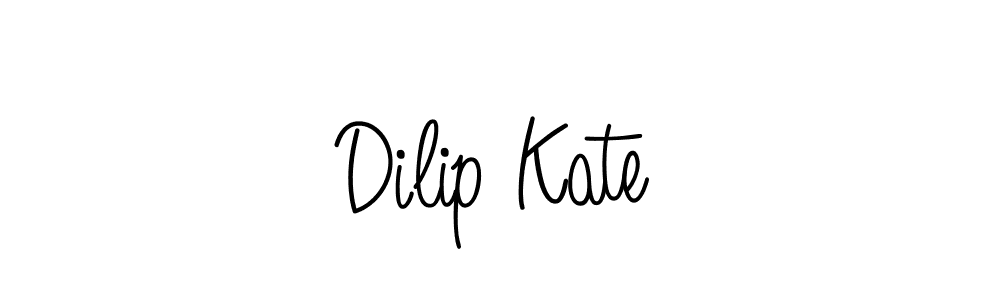 Use a signature maker to create a handwritten signature online. With this signature software, you can design (Angelique-Rose-font-FFP) your own signature for name Dilip Kate. Dilip Kate signature style 5 images and pictures png