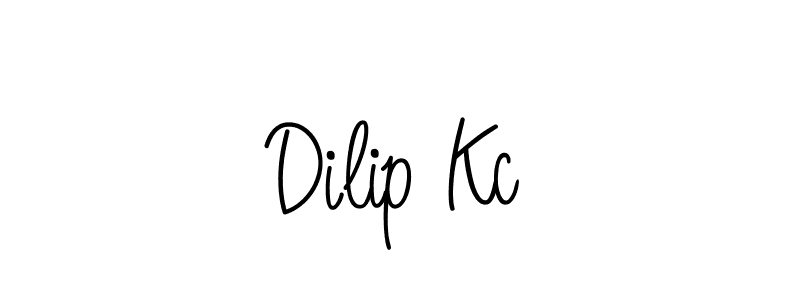 Also we have Dilip Kc name is the best signature style. Create professional handwritten signature collection using Angelique-Rose-font-FFP autograph style. Dilip Kc signature style 5 images and pictures png