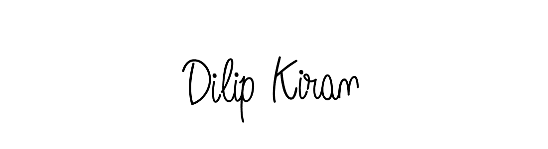 Create a beautiful signature design for name Dilip Kiran. With this signature (Angelique-Rose-font-FFP) fonts, you can make a handwritten signature for free. Dilip Kiran signature style 5 images and pictures png