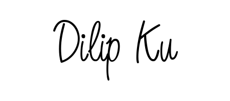 Create a personalized artistic stamp with Dilip Ku in Angelique-Rose-font-FFP font. Perfect for visual artists, designers, and influencers. Dilip Ku signature style 5 images and pictures png