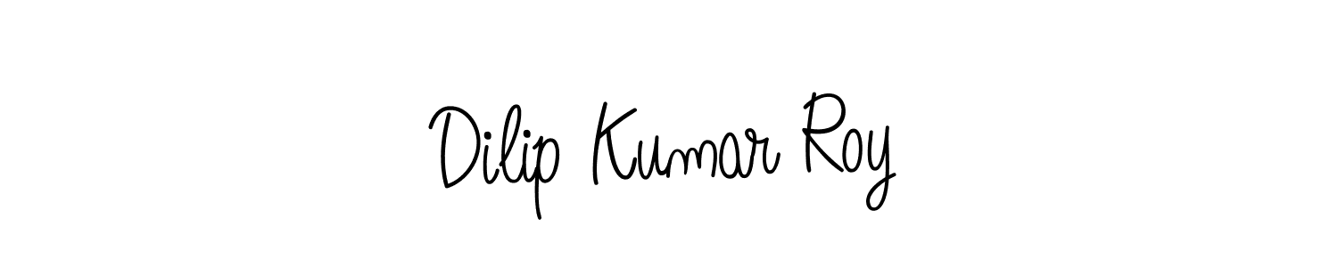 Make a beautiful signature design for name Dilip Kumar Roy. With this signature (Angelique-Rose-font-FFP) style, you can create a handwritten signature for free. Dilip Kumar Roy signature style 5 images and pictures png