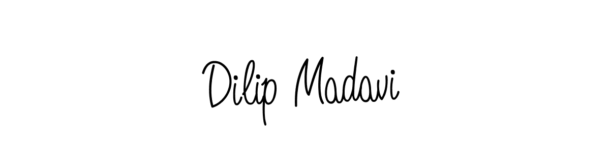 Also You can easily find your signature by using the search form. We will create Dilip Madavi name handwritten signature images for you free of cost using Angelique-Rose-font-FFP sign style. Dilip Madavi signature style 5 images and pictures png