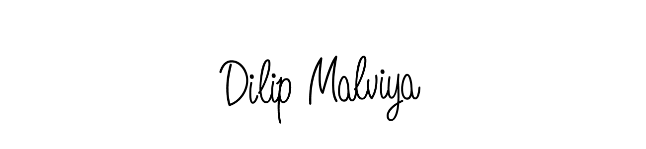 You should practise on your own different ways (Angelique-Rose-font-FFP) to write your name (Dilip Malviya) in signature. don't let someone else do it for you. Dilip Malviya signature style 5 images and pictures png