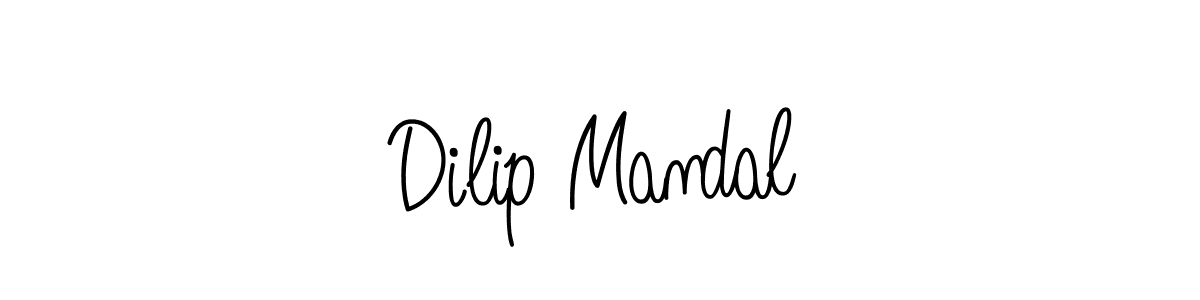 Create a beautiful signature design for name Dilip Mandal. With this signature (Angelique-Rose-font-FFP) fonts, you can make a handwritten signature for free. Dilip Mandal signature style 5 images and pictures png