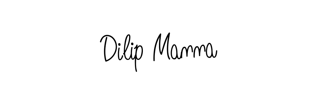 Create a beautiful signature design for name Dilip Manna. With this signature (Angelique-Rose-font-FFP) fonts, you can make a handwritten signature for free. Dilip Manna signature style 5 images and pictures png