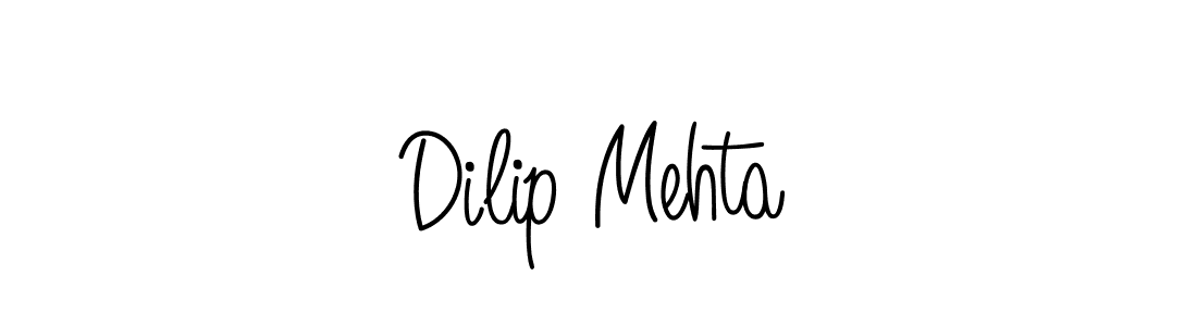 Dilip Mehta stylish signature style. Best Handwritten Sign (Angelique-Rose-font-FFP) for my name. Handwritten Signature Collection Ideas for my name Dilip Mehta. Dilip Mehta signature style 5 images and pictures png