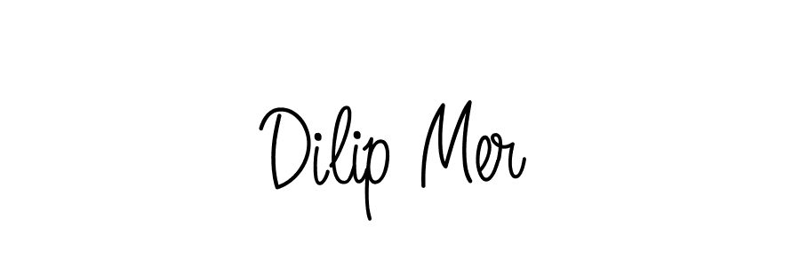 if you are searching for the best signature style for your name Dilip Mer. so please give up your signature search. here we have designed multiple signature styles  using Angelique-Rose-font-FFP. Dilip Mer signature style 5 images and pictures png