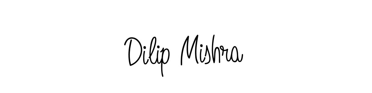 How to make Dilip Mishra signature? Angelique-Rose-font-FFP is a professional autograph style. Create handwritten signature for Dilip Mishra name. Dilip Mishra signature style 5 images and pictures png