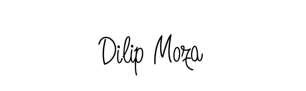 Angelique-Rose-font-FFP is a professional signature style that is perfect for those who want to add a touch of class to their signature. It is also a great choice for those who want to make their signature more unique. Get Dilip Moza name to fancy signature for free. Dilip Moza signature style 5 images and pictures png