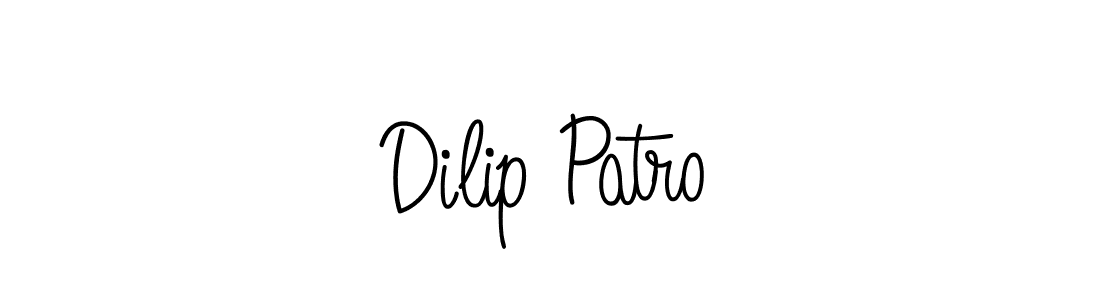 Create a beautiful signature design for name Dilip Patro. With this signature (Angelique-Rose-font-FFP) fonts, you can make a handwritten signature for free. Dilip Patro signature style 5 images and pictures png