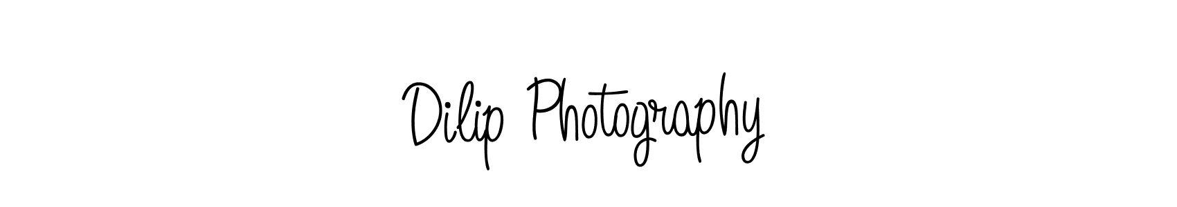 Design your own signature with our free online signature maker. With this signature software, you can create a handwritten (Angelique-Rose-font-FFP) signature for name Dilip Photography. Dilip Photography signature style 5 images and pictures png