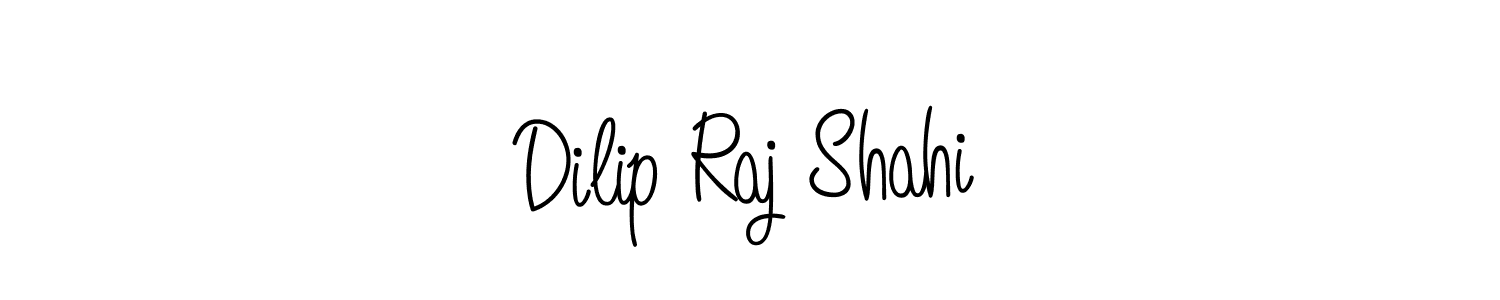 Create a beautiful signature design for name Dilip Raj Shahi. With this signature (Angelique-Rose-font-FFP) fonts, you can make a handwritten signature for free. Dilip Raj Shahi signature style 5 images and pictures png