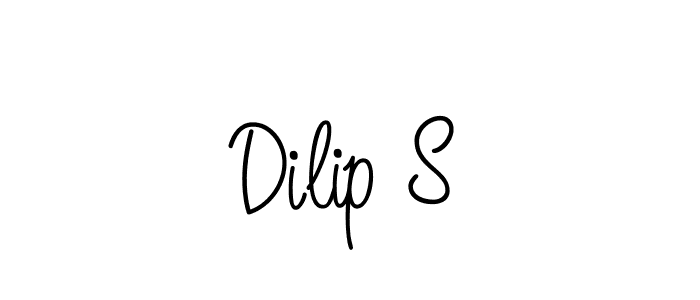 Once you've used our free online signature maker to create your best signature Angelique-Rose-font-FFP style, it's time to enjoy all of the benefits that Dilip S name signing documents. Dilip S signature style 5 images and pictures png