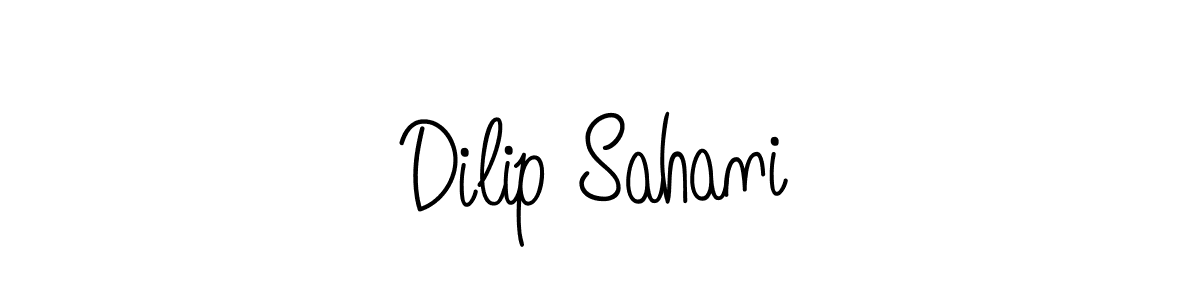 Best and Professional Signature Style for Dilip Sahani. Angelique-Rose-font-FFP Best Signature Style Collection. Dilip Sahani signature style 5 images and pictures png