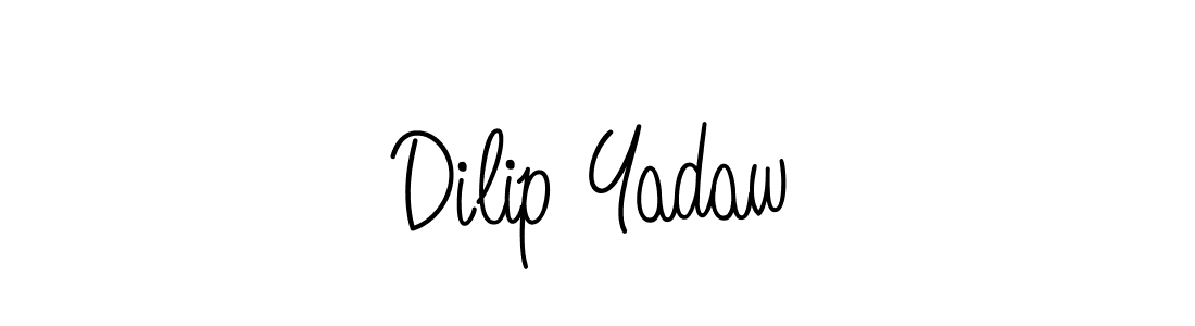if you are searching for the best signature style for your name Dilip Yadaw. so please give up your signature search. here we have designed multiple signature styles  using Angelique-Rose-font-FFP. Dilip Yadaw signature style 5 images and pictures png