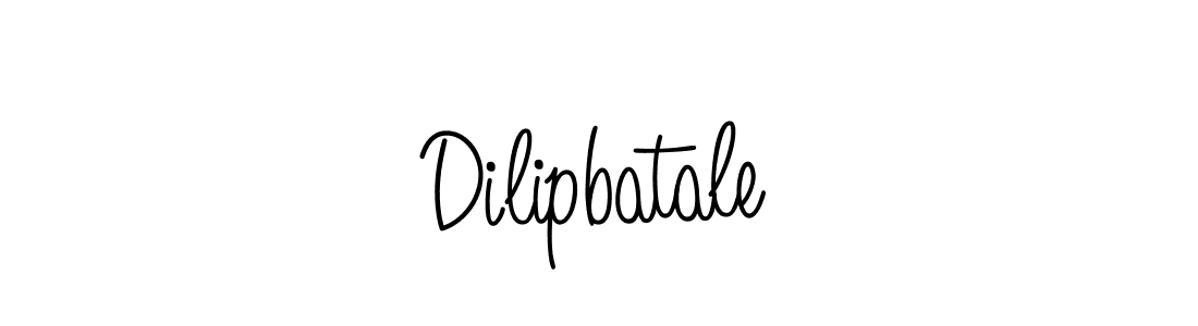 Use a signature maker to create a handwritten signature online. With this signature software, you can design (Angelique-Rose-font-FFP) your own signature for name Dilipbatale. Dilipbatale signature style 5 images and pictures png