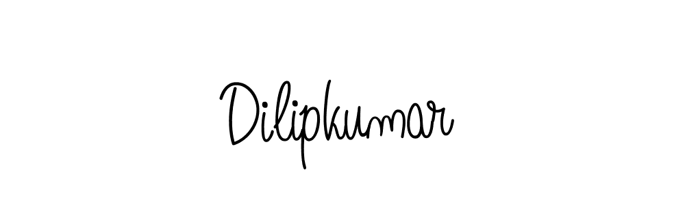 Design your own signature with our free online signature maker. With this signature software, you can create a handwritten (Angelique-Rose-font-FFP) signature for name Dilipkumar. Dilipkumar signature style 5 images and pictures png