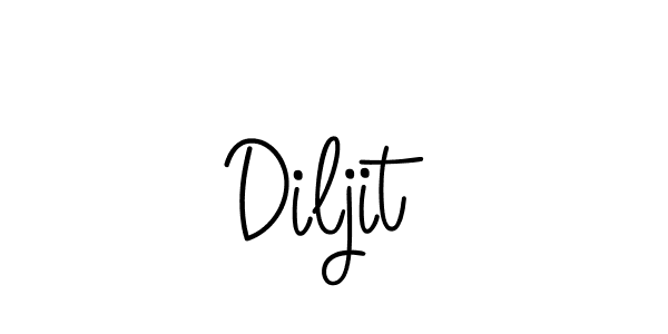 How to make Diljit name signature. Use Angelique-Rose-font-FFP style for creating short signs online. This is the latest handwritten sign. Diljit signature style 5 images and pictures png