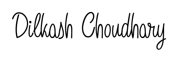 The Angelique-Rose-font-FFP font gives name Dilkash Choudhary a signature that looks effortless yet distinguished. Download high-res PNG instantly. Dilkash Choudhary signature style 5 images and pictures png