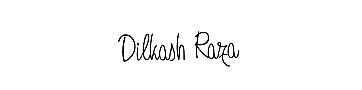 Create a beautiful signature design for name Dilkash Raza. With this signature (Angelique-Rose-font-FFP) fonts, you can make a handwritten signature for free. Dilkash Raza signature style 5 images and pictures png