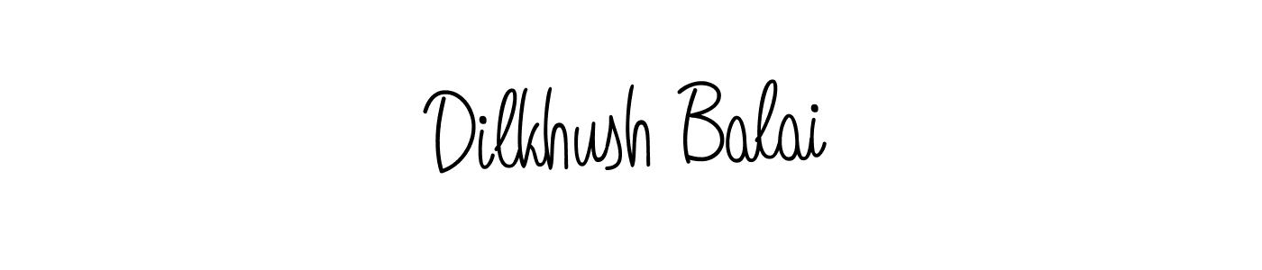 Check out images of Autograph of Dilkhush Balai name. Actor Dilkhush Balai Signature Style. Angelique-Rose-font-FFP is a professional sign style online. Dilkhush Balai signature style 5 images and pictures png