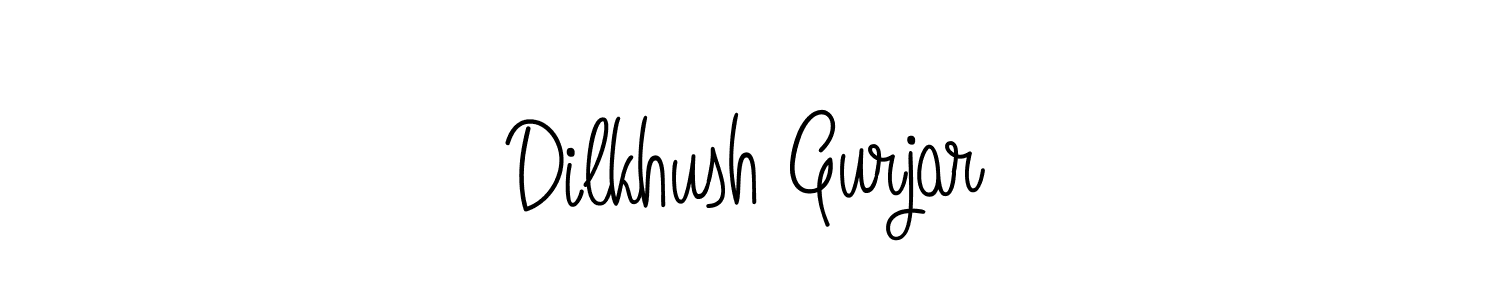 Best and Professional Signature Style for Dilkhush Gurjar. Angelique-Rose-font-FFP Best Signature Style Collection. Dilkhush Gurjar signature style 5 images and pictures png