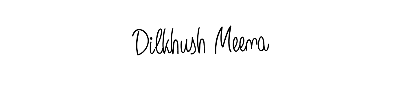 How to Draw Dilkhush Meena signature style? Angelique-Rose-font-FFP is a latest design signature styles for name Dilkhush Meena. Dilkhush Meena signature style 5 images and pictures png