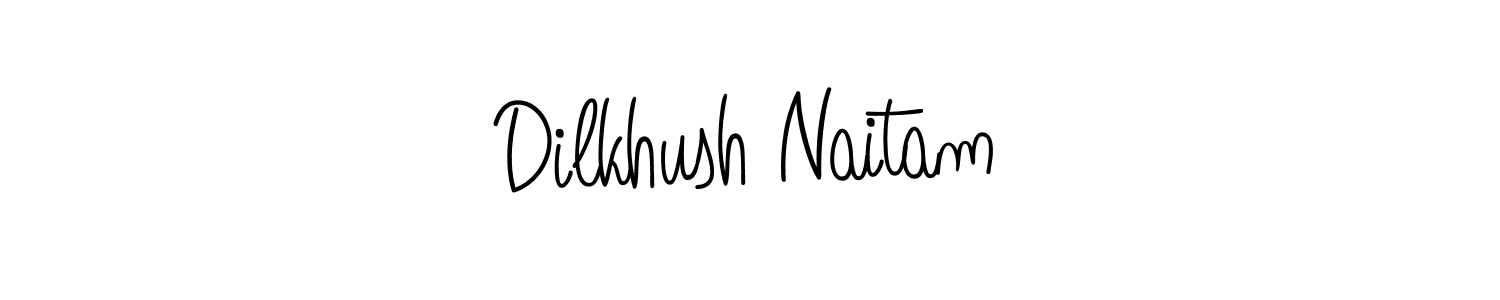 It looks lik you need a new signature style for name Dilkhush Naitam. Design unique handwritten (Angelique-Rose-font-FFP) signature with our free signature maker in just a few clicks. Dilkhush Naitam signature style 5 images and pictures png